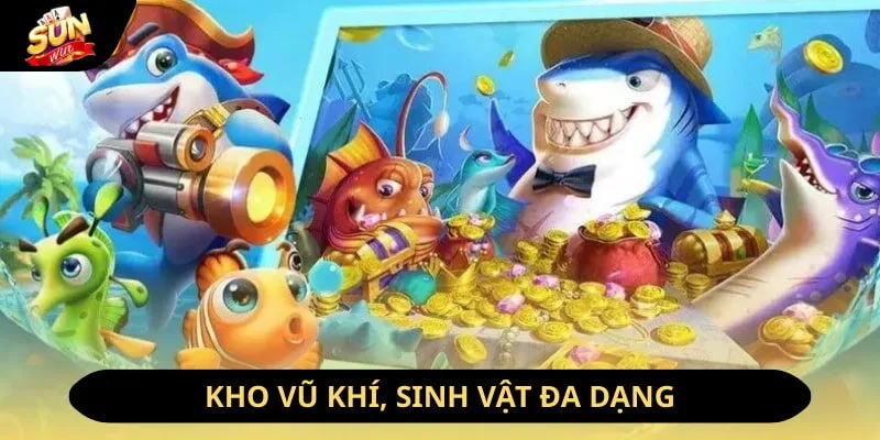 Kho vũ khí, sinh vật đa dạng