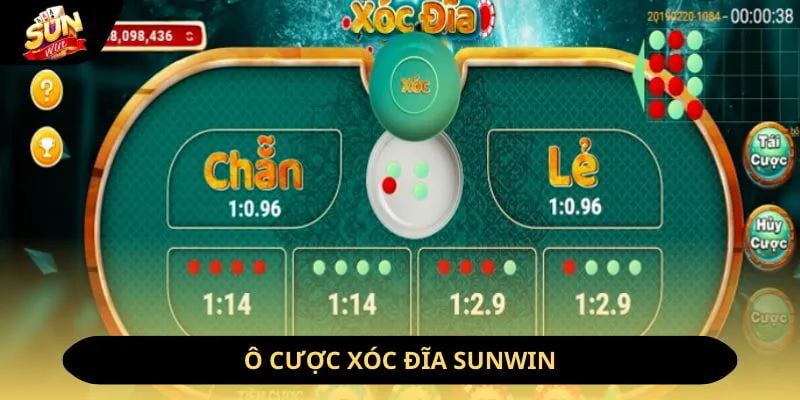 Ô cược xóc đĩa sunwin